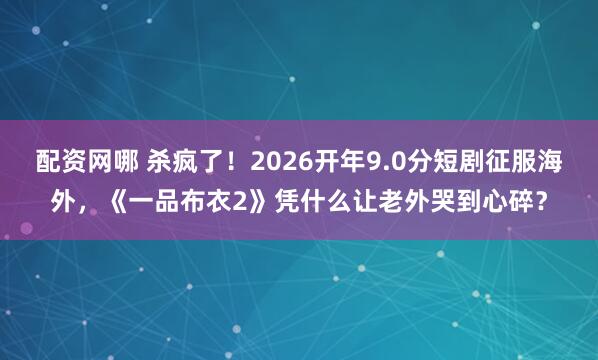 配资网哪 杀疯了！2026开年9.0分短剧征服海外，《一品布衣2》凭什么让老外哭到心碎？