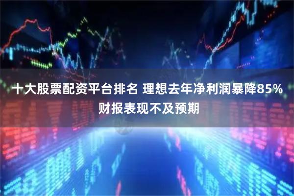 十大股票配资平台排名 理想去年净利润暴降85% 财报表现不及预期